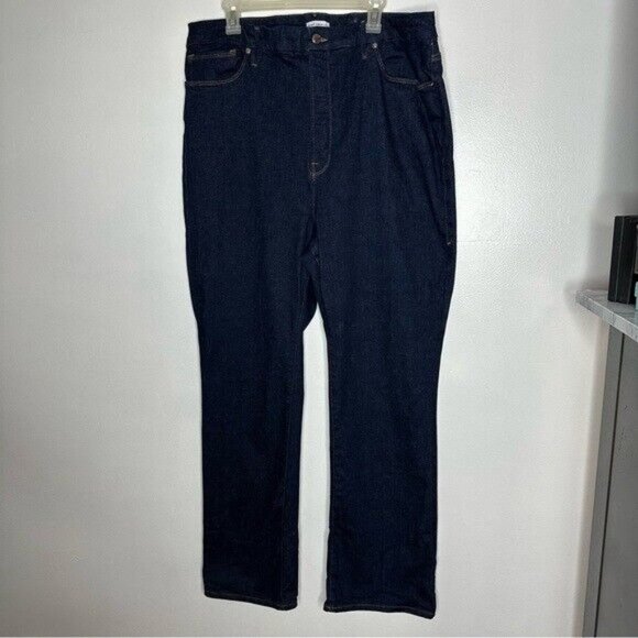 Good American ALWAYS FITS GOOD CLASSIC SLIM BOOTCUT JEANS PLUS Size 28 32 - Picture 2 of 10